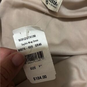 Show Me Your MuMu Beige Wrap Dress